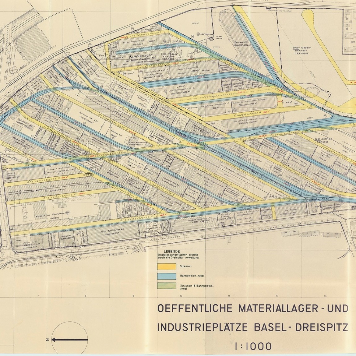 Plan_1979_Dreispitz_Ausschnitt_