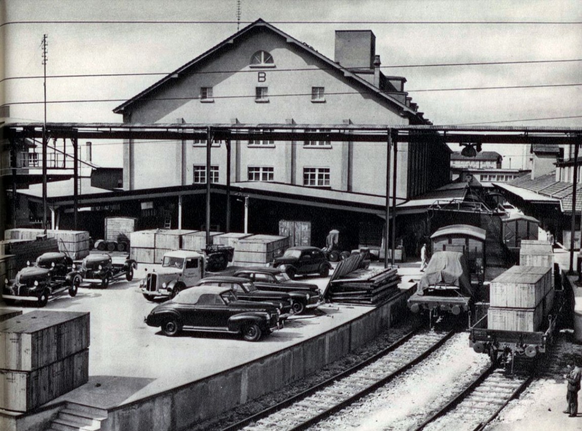 Freilager Autoverlad 1947